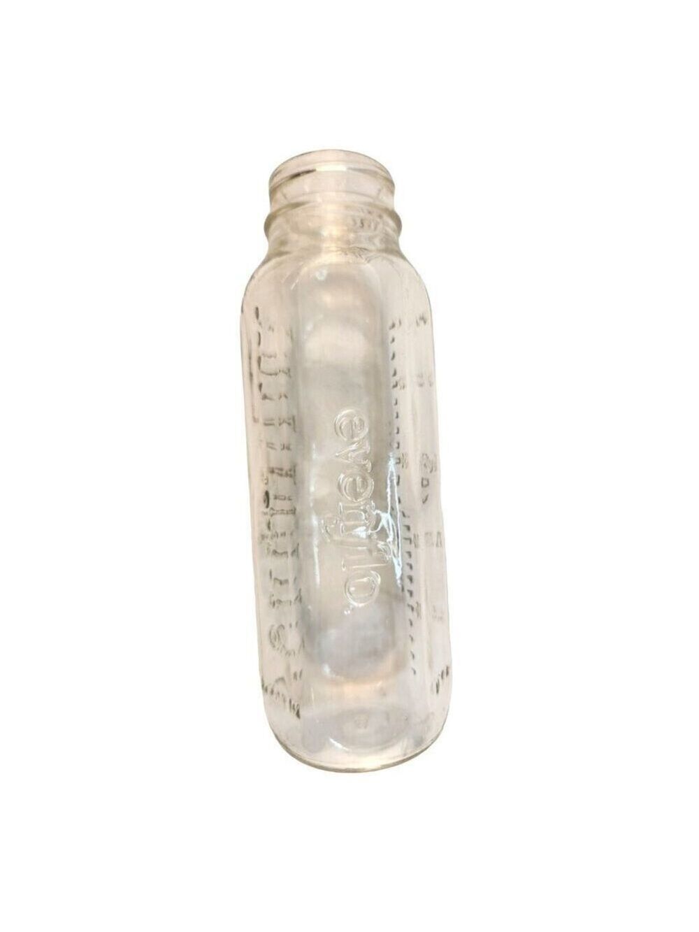 Evenflo Clear Glass Baby Bottle With Measurement Marks
